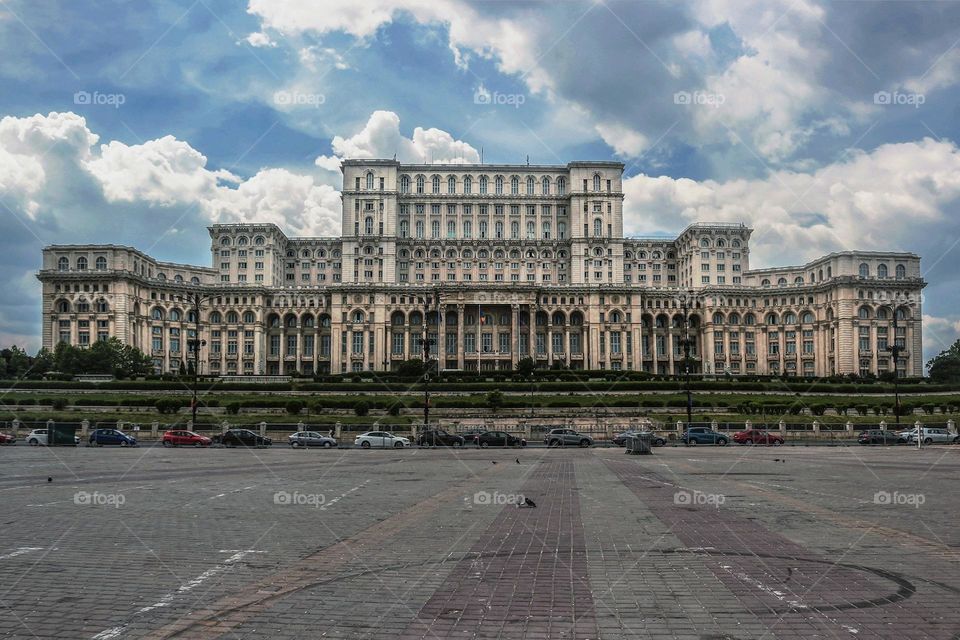 Romanian Parliament in Bucharest