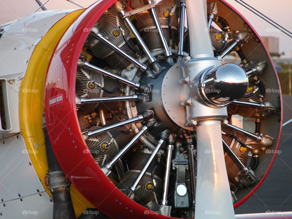motor Radial avião