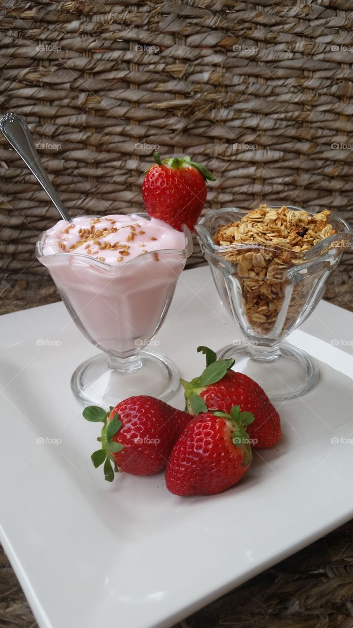 Strawberry Yogurt Granola