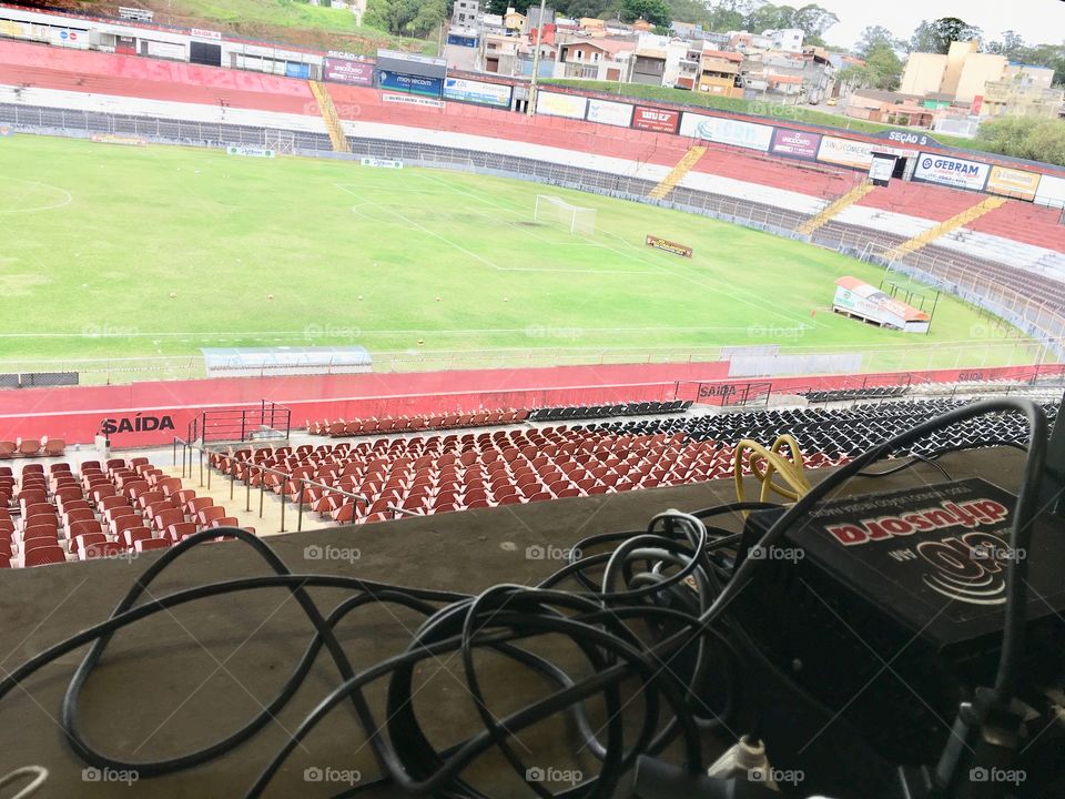 Estádio Jayme Cintra - daqui a pouco tem Paulista de Jundiaí x Primavera de Indaiatuba. 