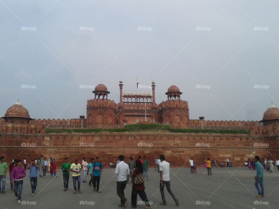 Red Fort (Lal Quila). A recent visit to New Delhi  resulted in this photo