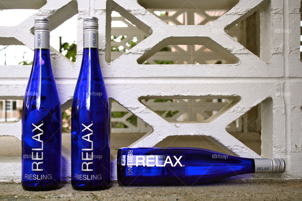 blue white relax wine by sarali11