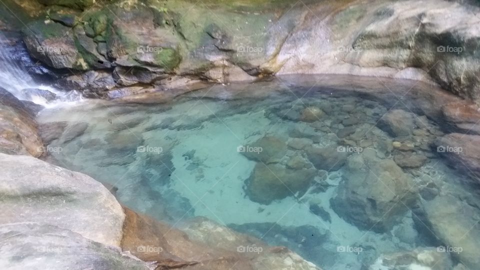 Waterfall and pool in Madagascar
