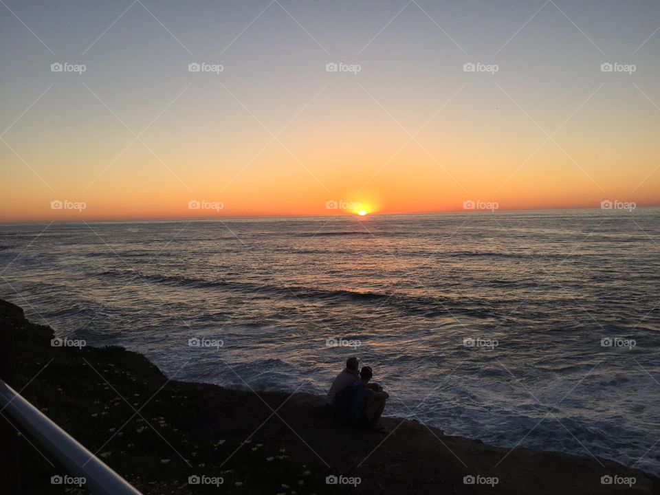 Sunset, Water, Beach, Dawn, Sea