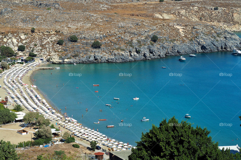 lindos beach