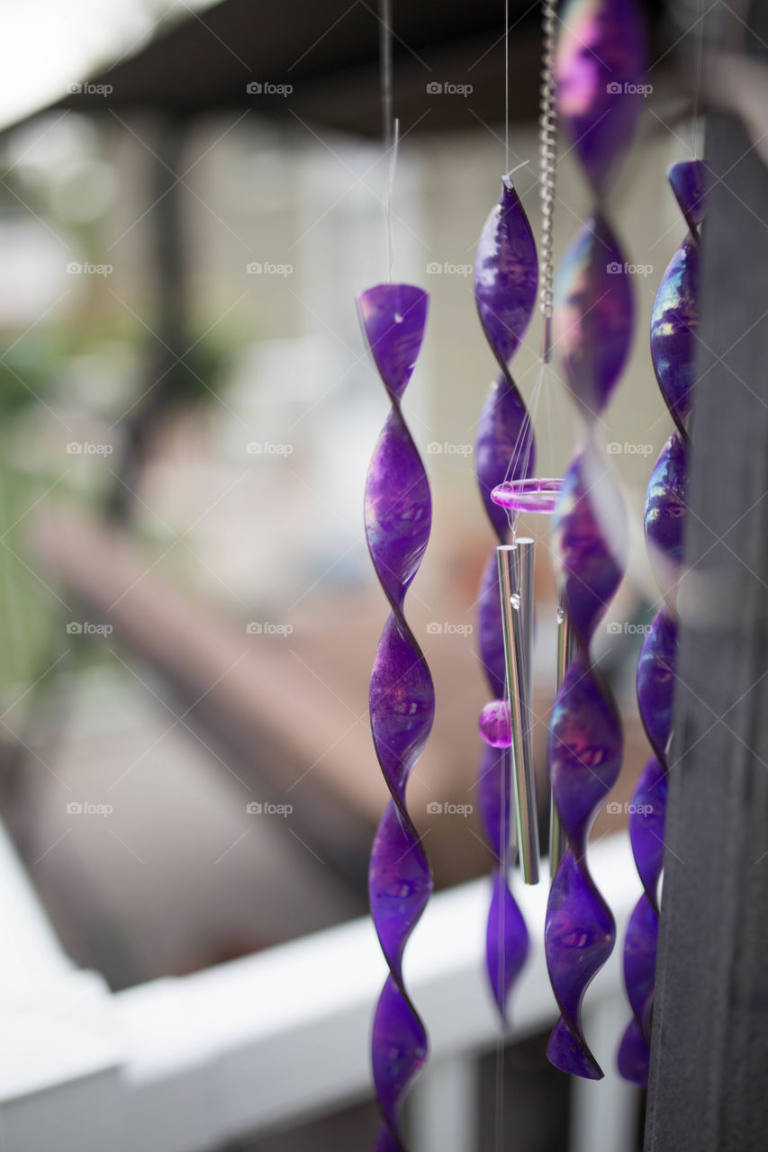 purple drill ornament