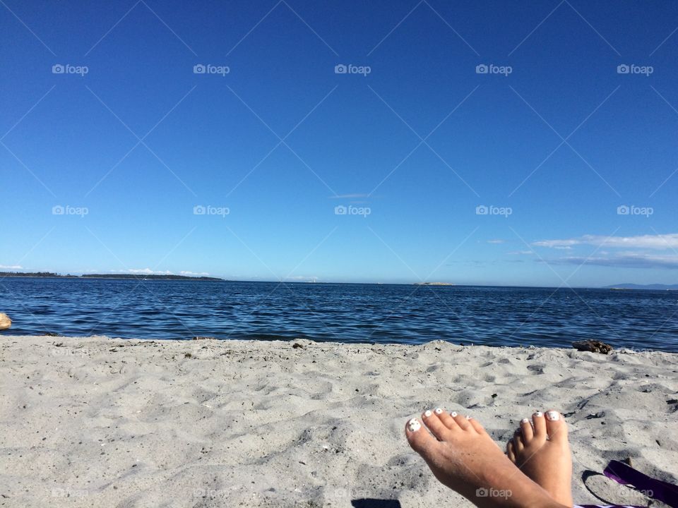 Chillin' on the beach