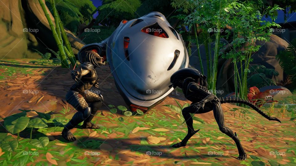 Alien Vs Predator (Predators Ship)