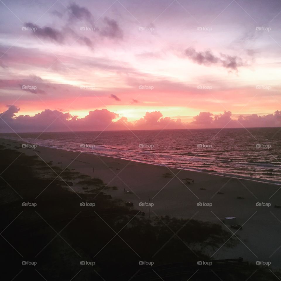 Sunrise on the Gulf Coast