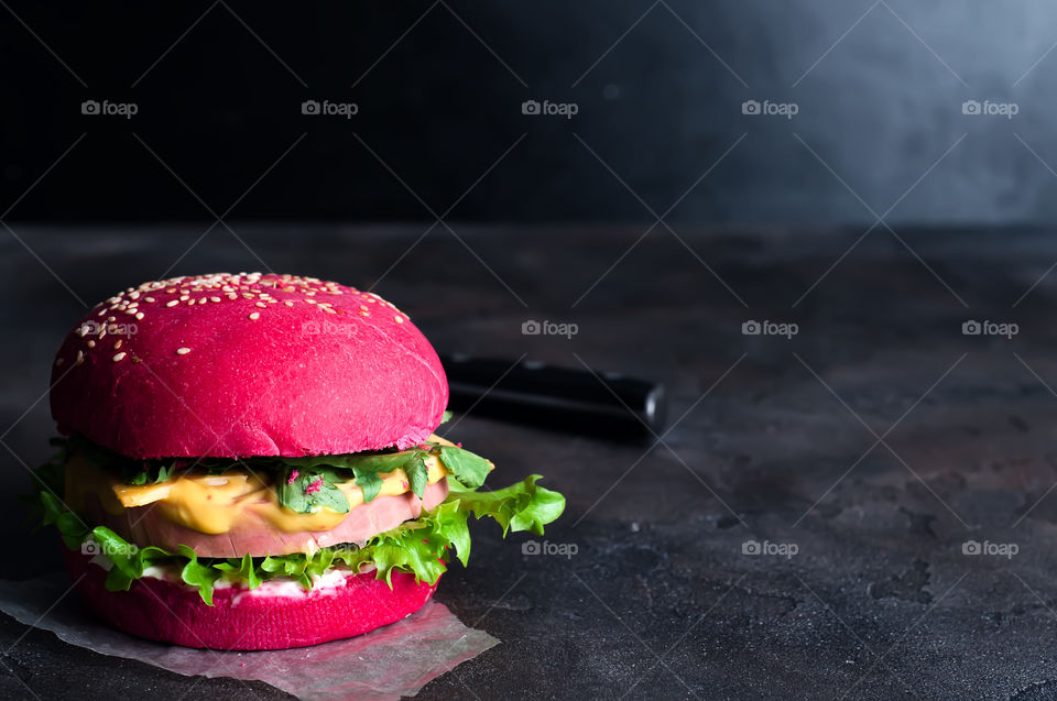 Red burger 