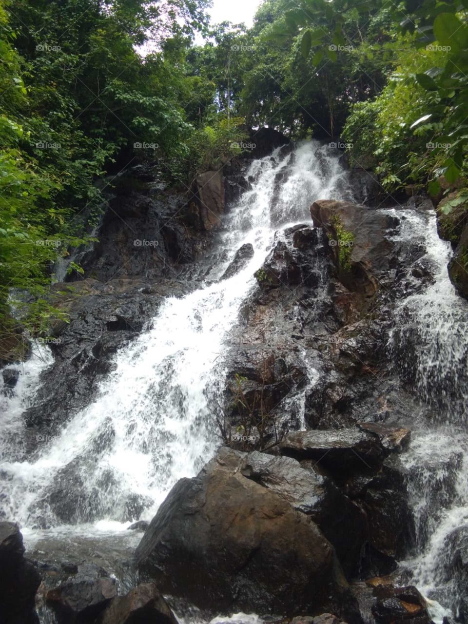 Stress will fall at waterfall...!