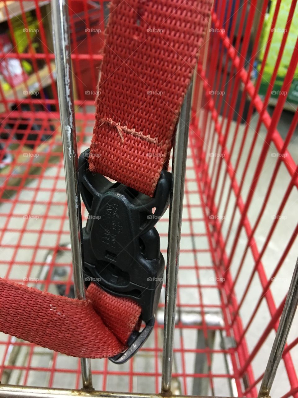 Shopping cart strap