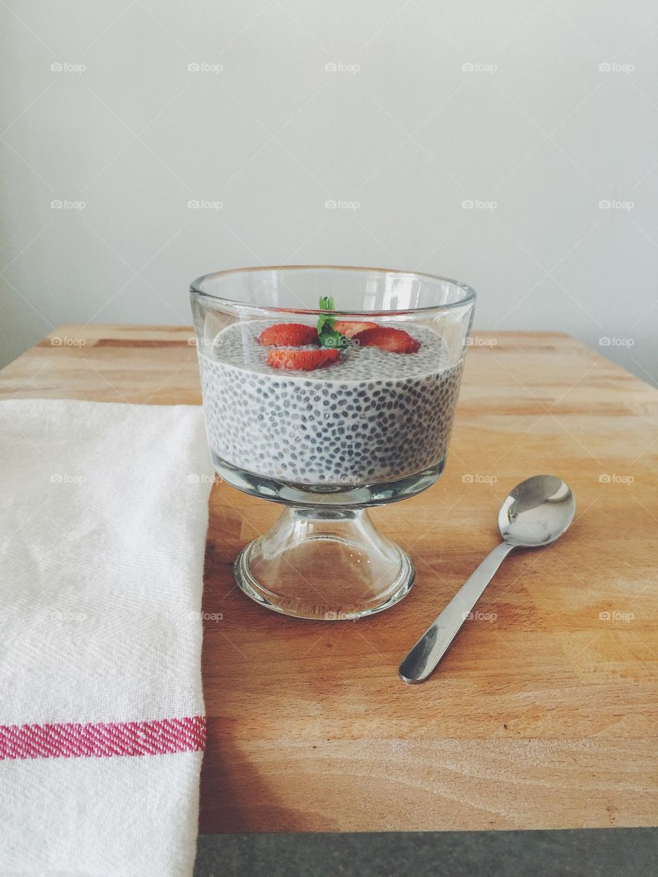 Chia seeds pudding