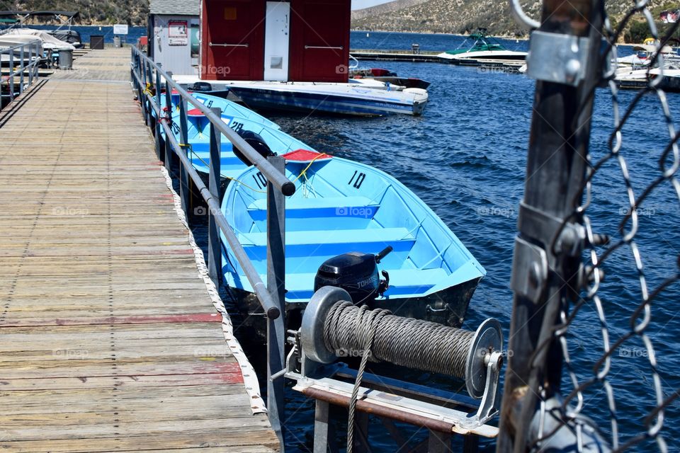 Row boat rentals at the lake