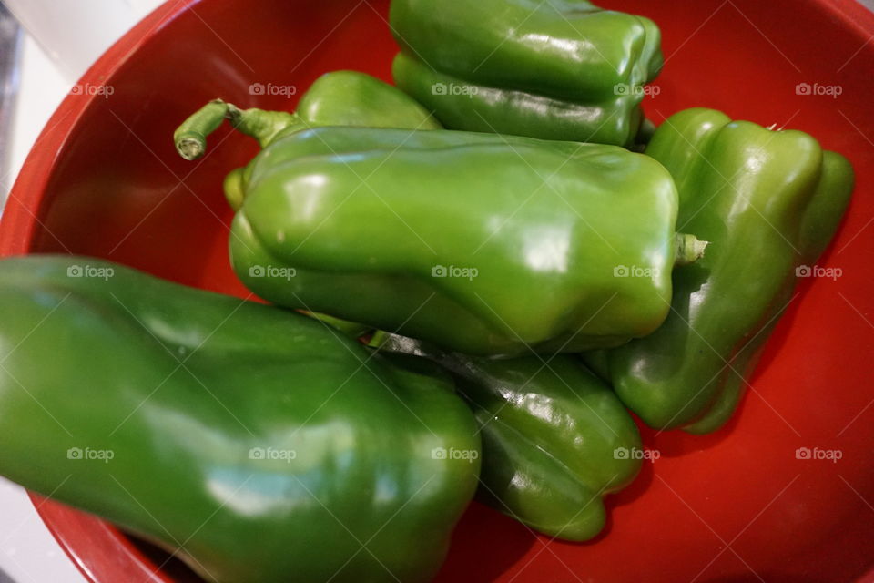 Green capsicum