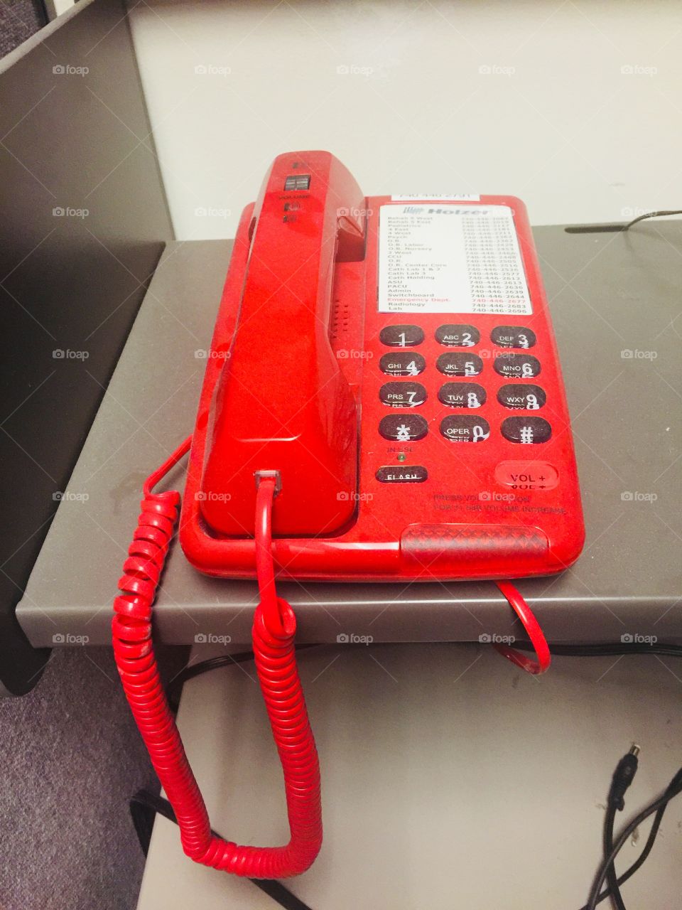 Emergency red phone