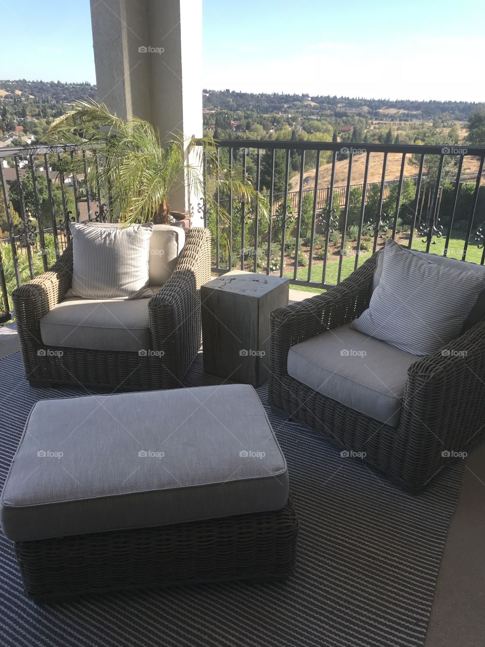 Favorite spot at home - the balcony with a gorgeous view 