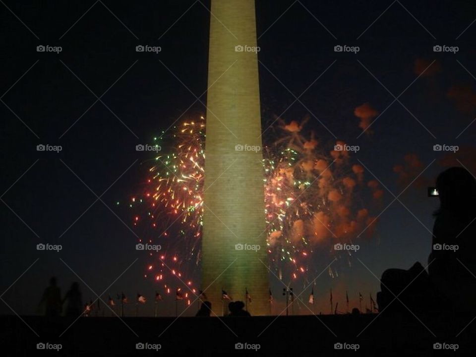 Washington DC fireworks 