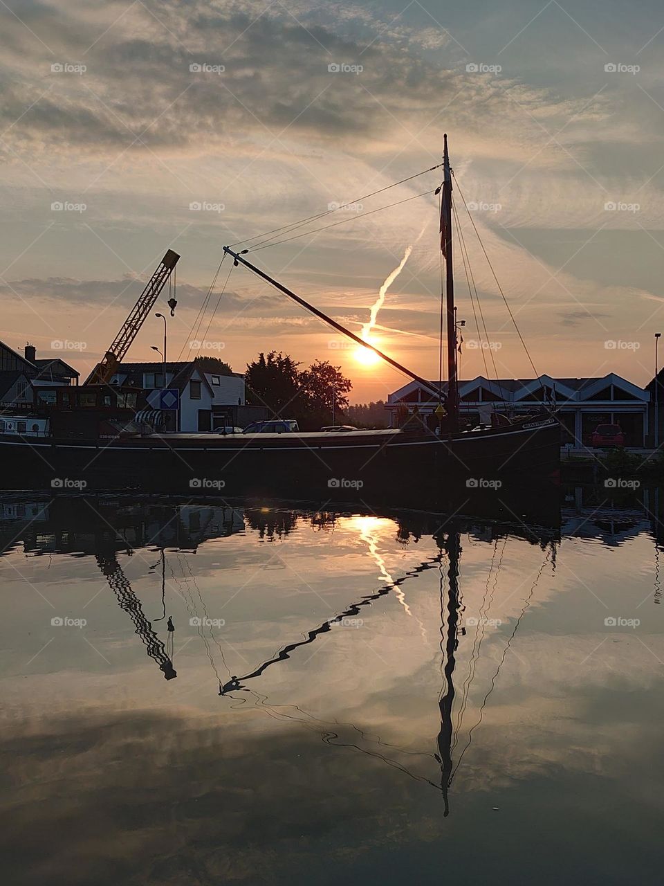 Sunrise in the Netherlands