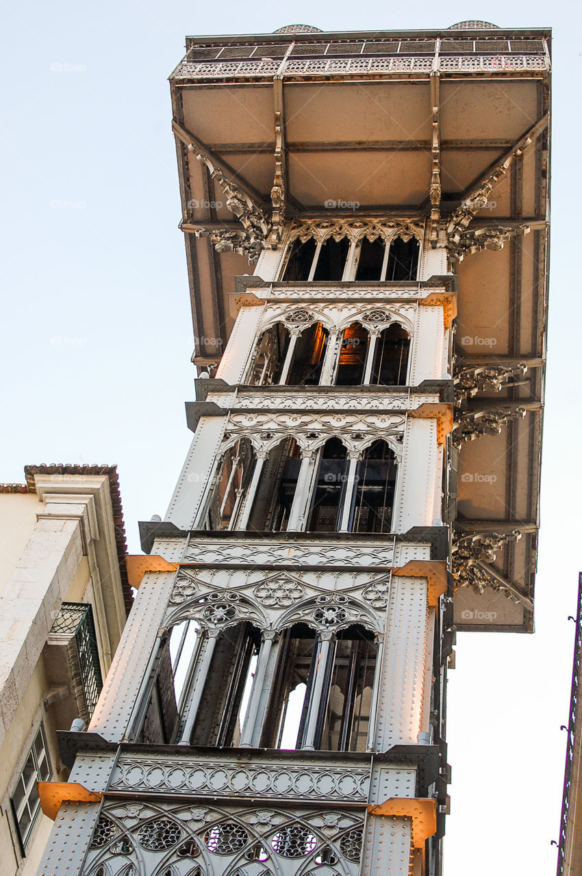 Santa Justa lift in Lisbon