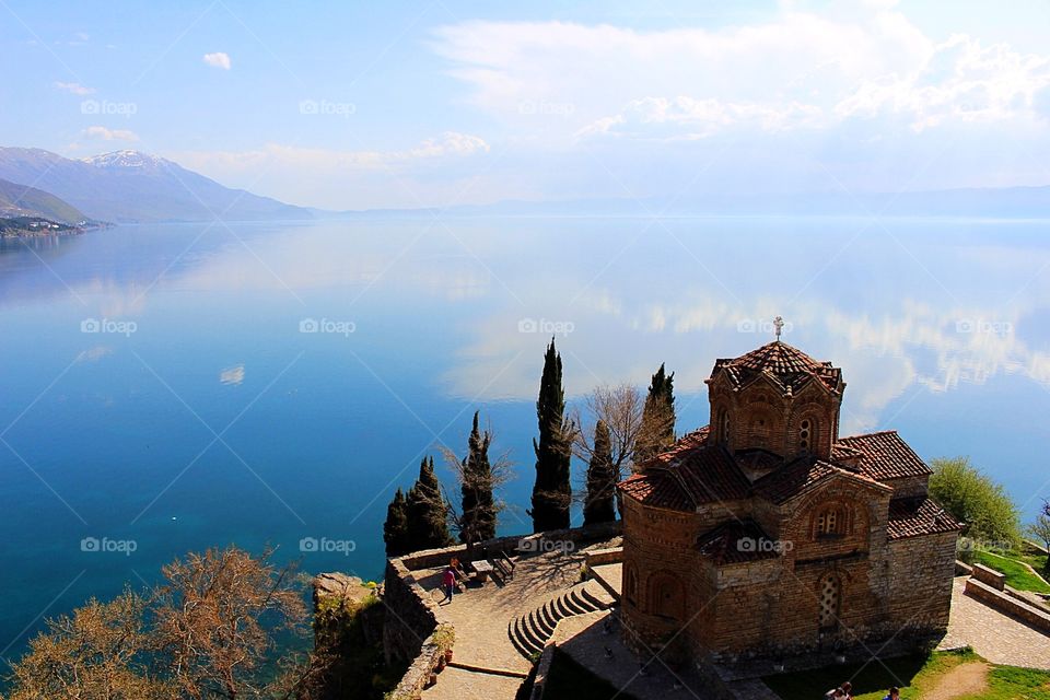 Lake Ohrid church
