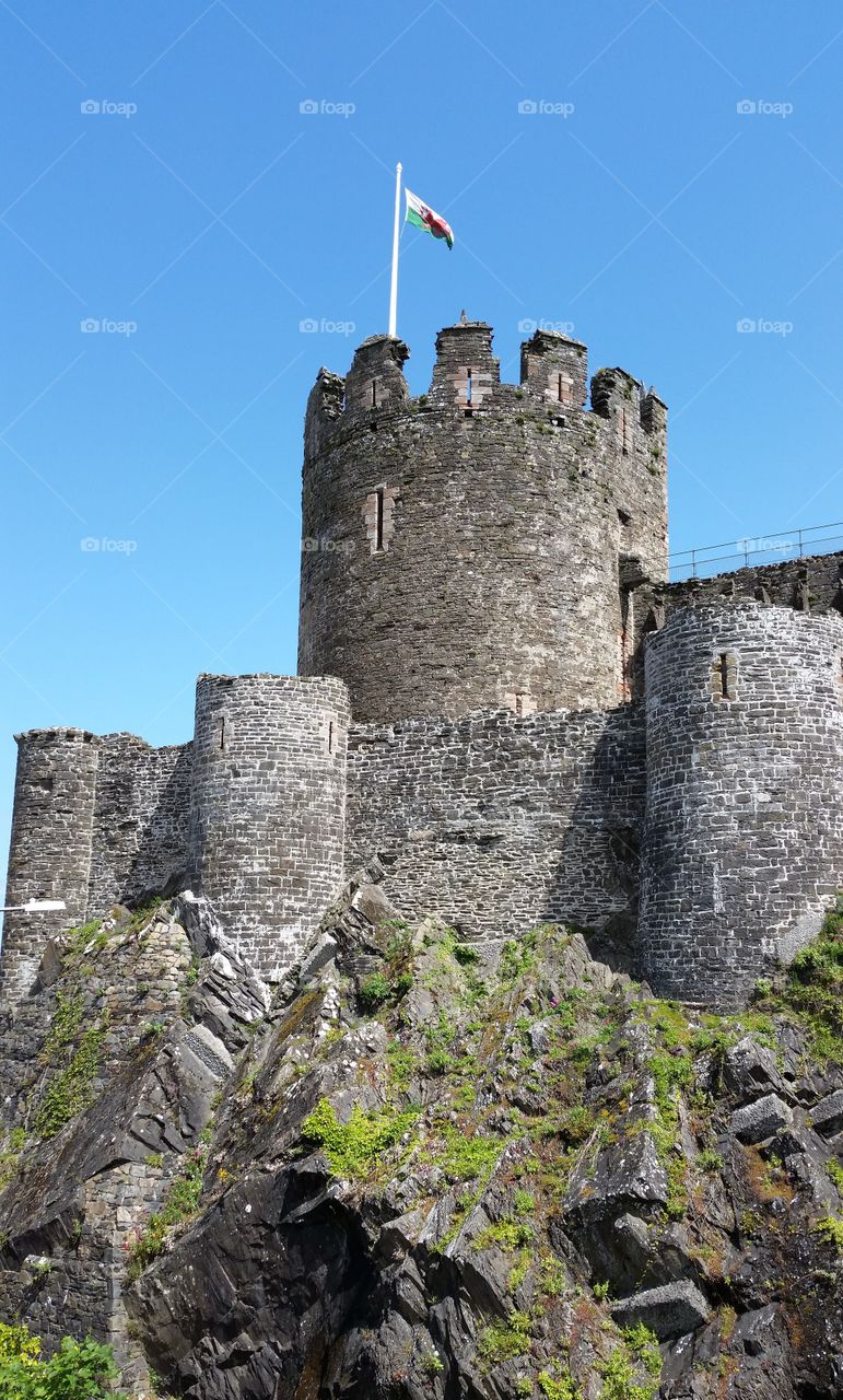 castle conwy, wales
