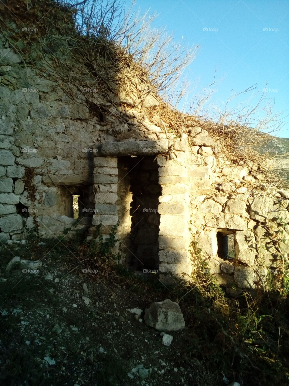 Medieval toilet in Klis fortress.