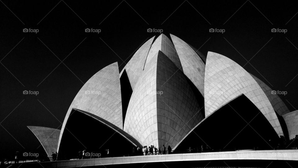 lotus temple, delhi, india