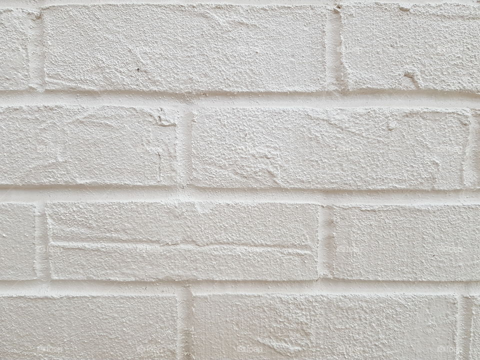 White brick wall