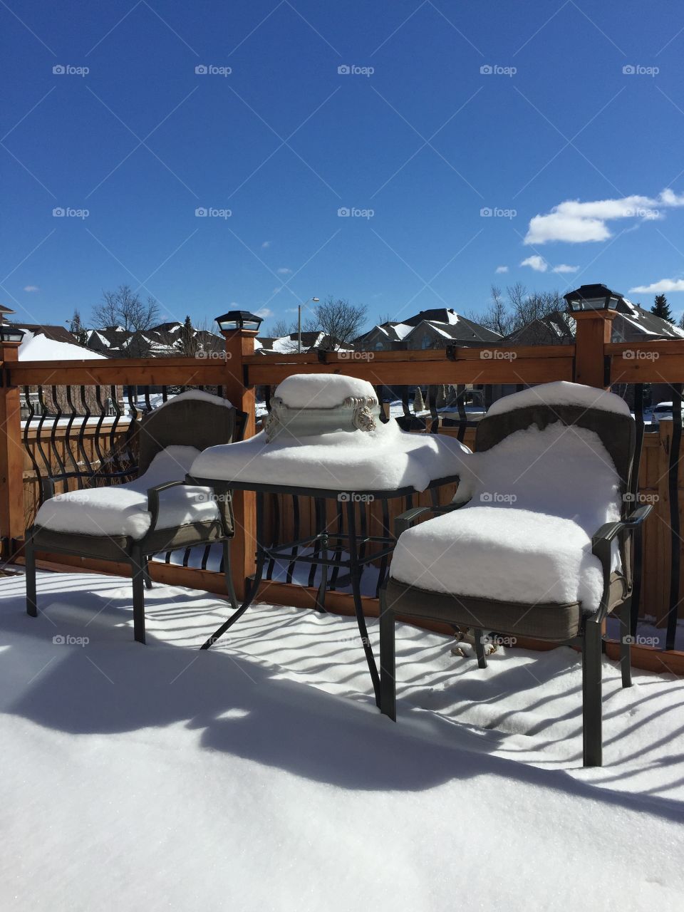 No Person, Wood, Snow, Chair, Furniture