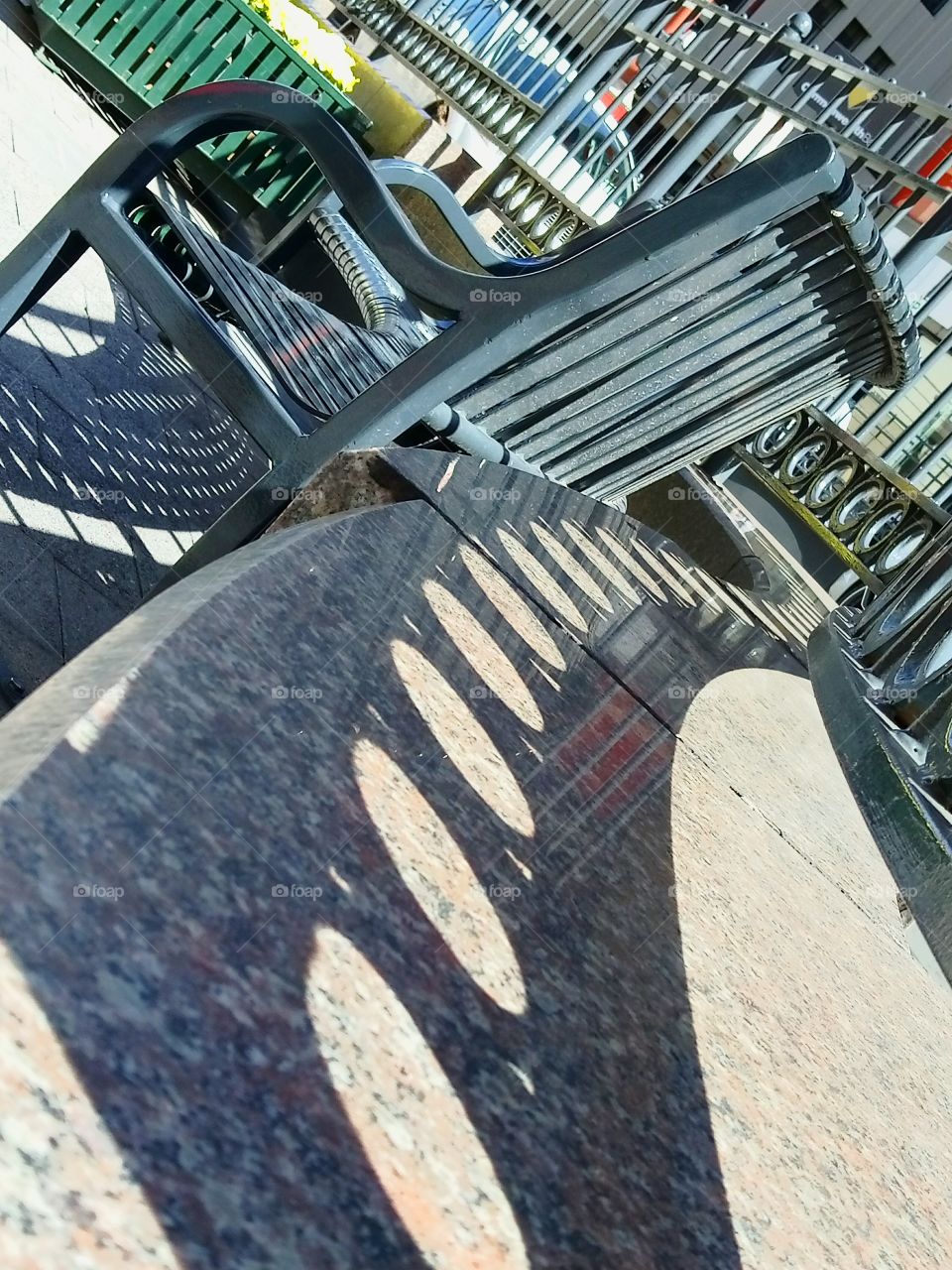 shadow pattern / tilted angle shot