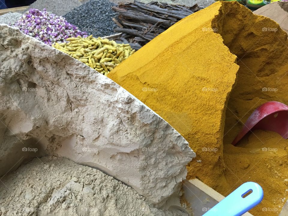Spices in Morocco 
