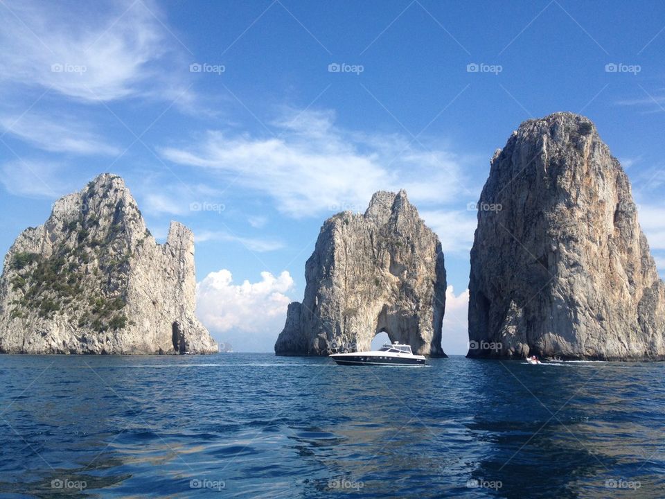Capri Faraglioni rocks