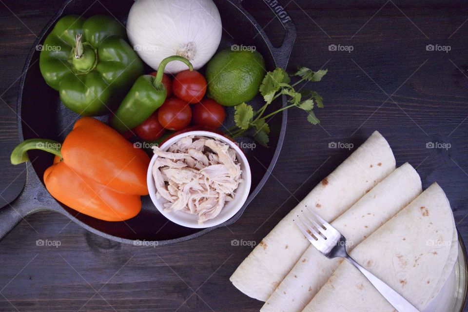 Mexican Dinner Preparation 