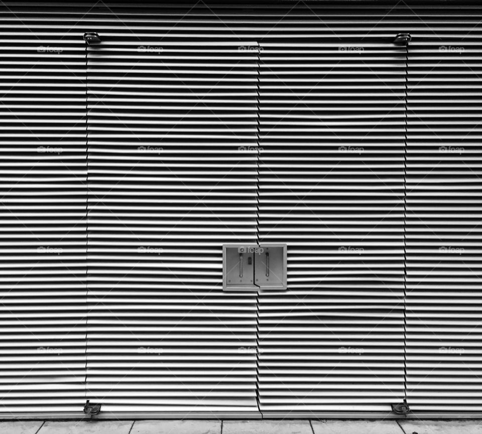 Slat door