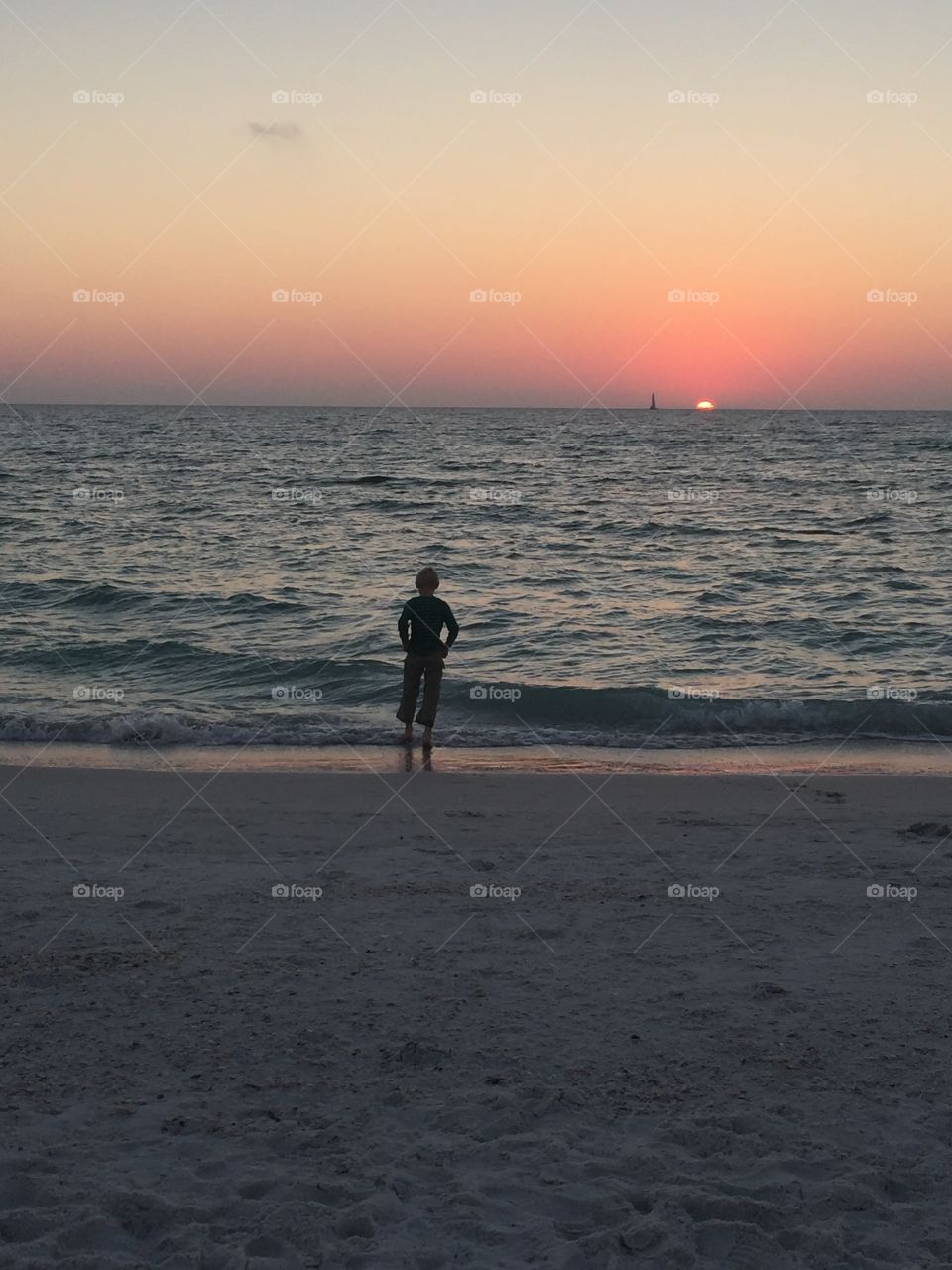 November night at the beach 