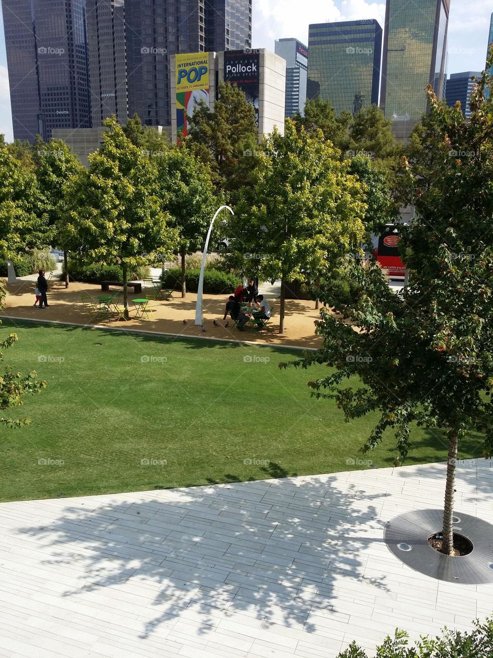 Klyde Warren Park in Dallas, Texas