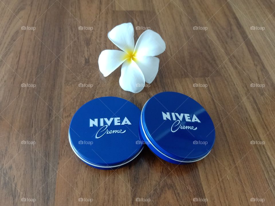 Beautiful Flower with NIVEA