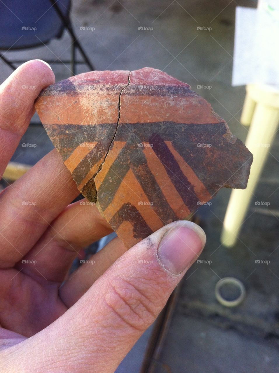 Pottery sherds found in southern Peru 
