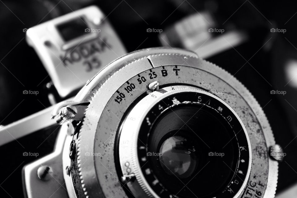 old retro camera photo by feerglas