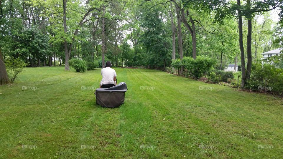 mowing