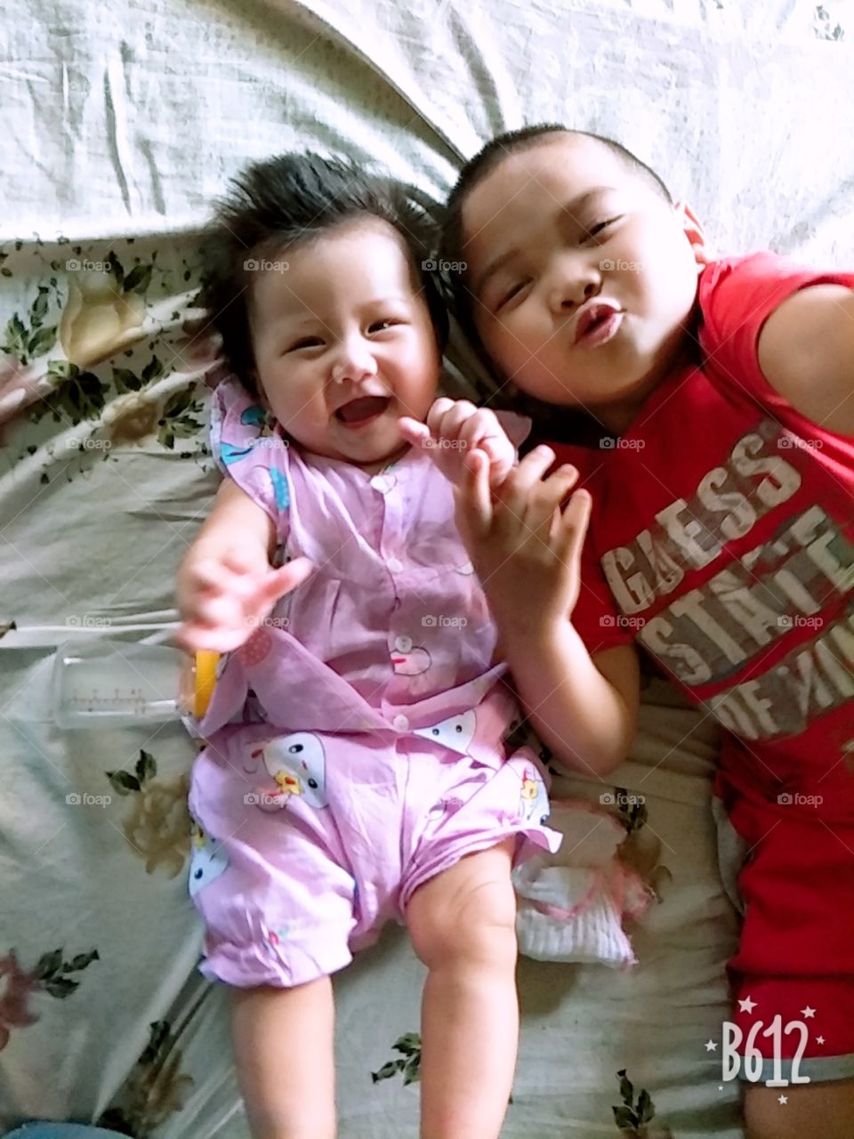 this is my son & my daughter, love forever ♥