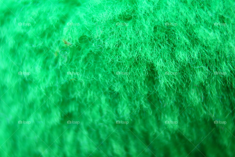 green textile material