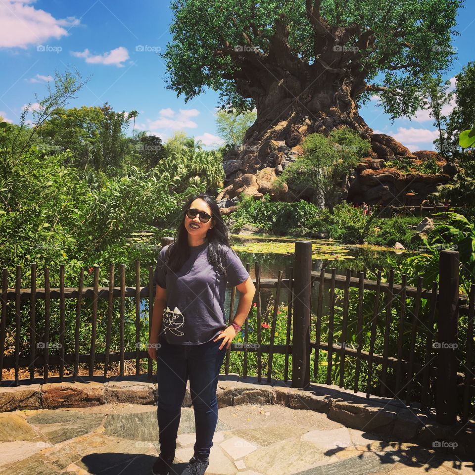 This is me in Animal Kingdom