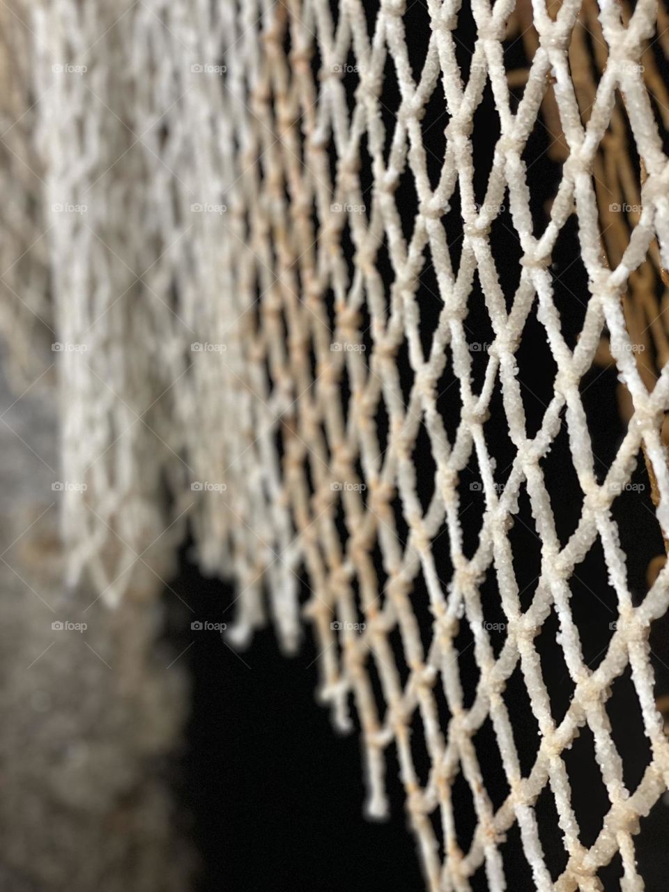 Net with salt