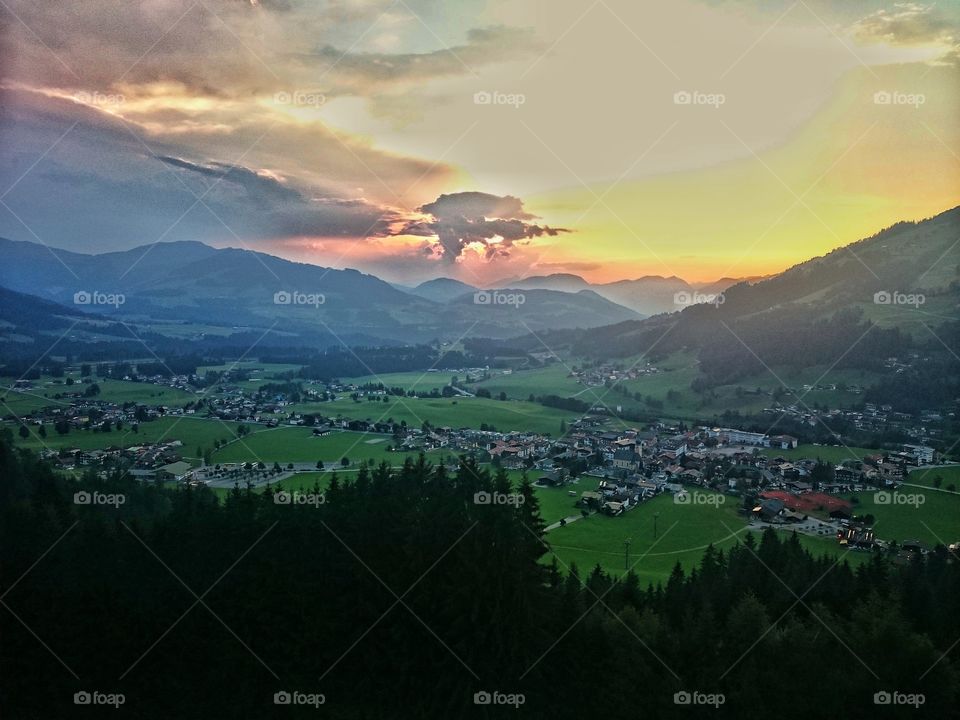 Austria sunset