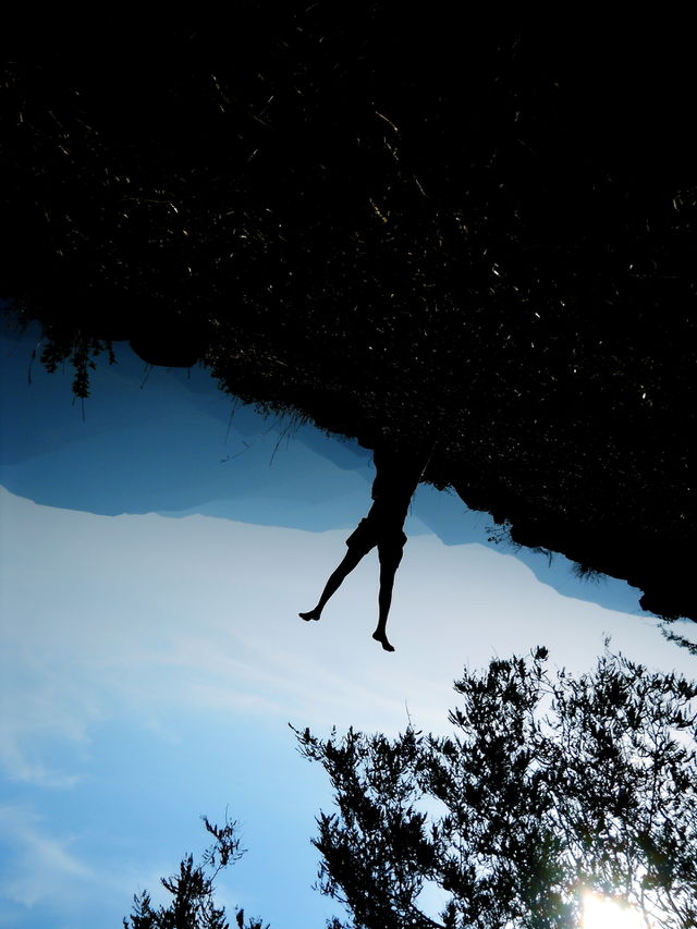 upside down