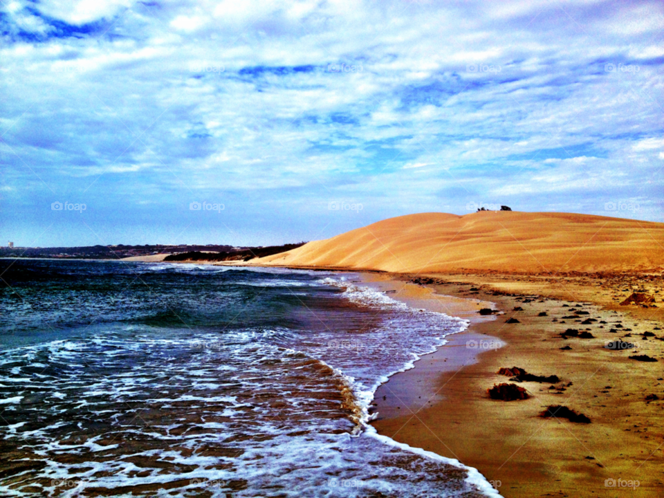 western australia sand sea waves by gdyiudt