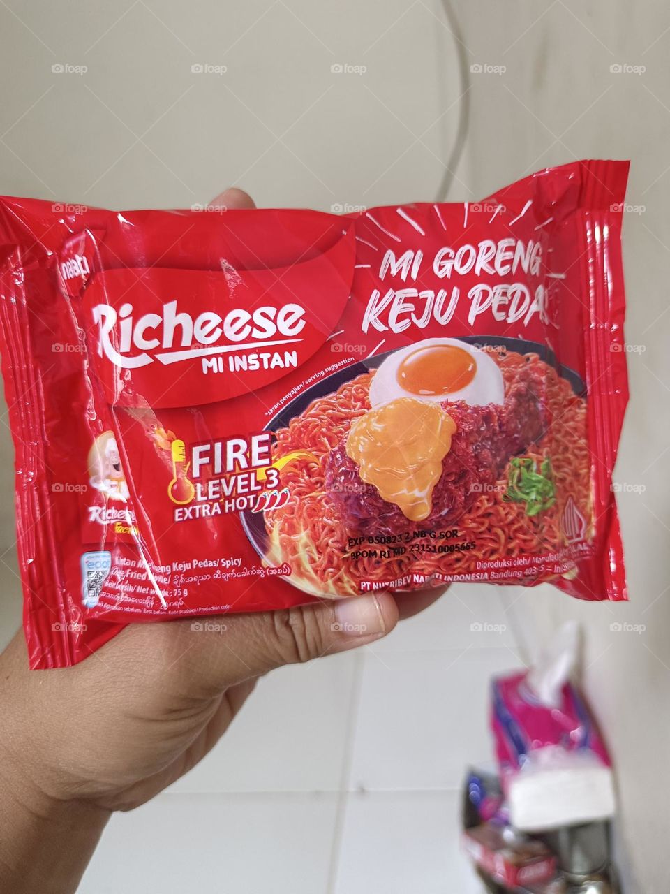 cheese instant noodles