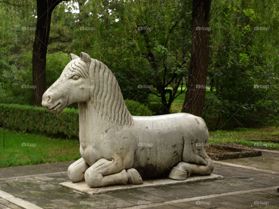 Chinese Park Sculpture 